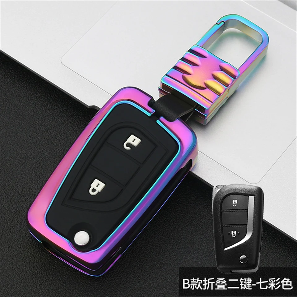 Durevole custodia rigida per portachiavi con telecomando per auto per Toyota Hilux Revo Innova Rav4 Fortuner accessori portachiavi 13 Durevole custodia rigida per portachiavi con telecomando per auto per Toyota Hilux Revo Innova Rav4 Fortuner accessori portachiavi - H1e0a9b63478d463fb793b78309e3aa9bo