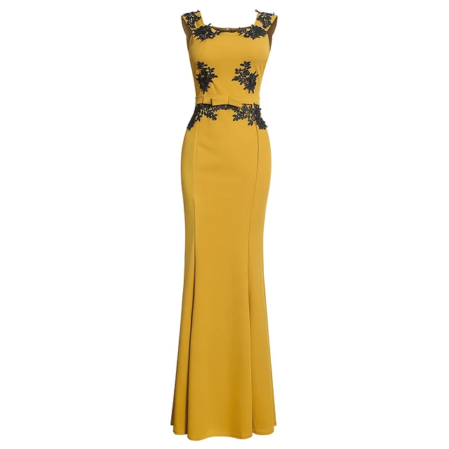 MD African Dresses For Women Wedding Party Sexy Dress Dashiki Ankara Outfits Kaftan Abaya Elegant Lady Slim Gowns Vetement Femme Yellow