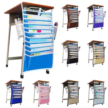 

Study Book Storage Bags Multifunctional Student Accessories 1 PC Adjustable Wall Hanging Holder Book Bag Desk Pocket Organizer