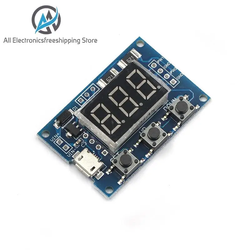 Постоянный ток 5 30V микро USB 5V Мощность независимый генератор PWM 2 канала