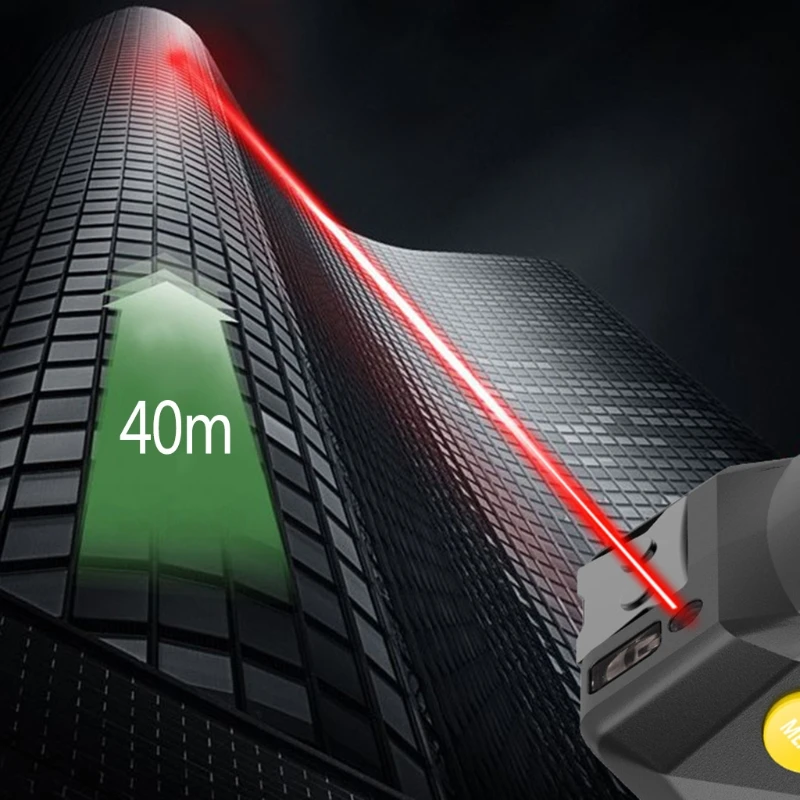 US $23.50 3In1 InfraredLaser Tape Measure Rangefinder 40M5M100M Circular Roller Meter D0AC