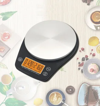 

Electronic Digital Scale 3kg Stainless Steel Disc Pocket Called Baked Food Jewelry Weight Balance Scale Food Kitchen Scale