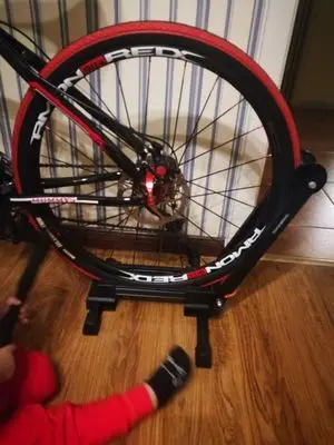 

Portable Single Bar, Parallel Bars Bicycle Rack Mountain Bike Maintenance Support Frame Road Bike Showing Stand T30