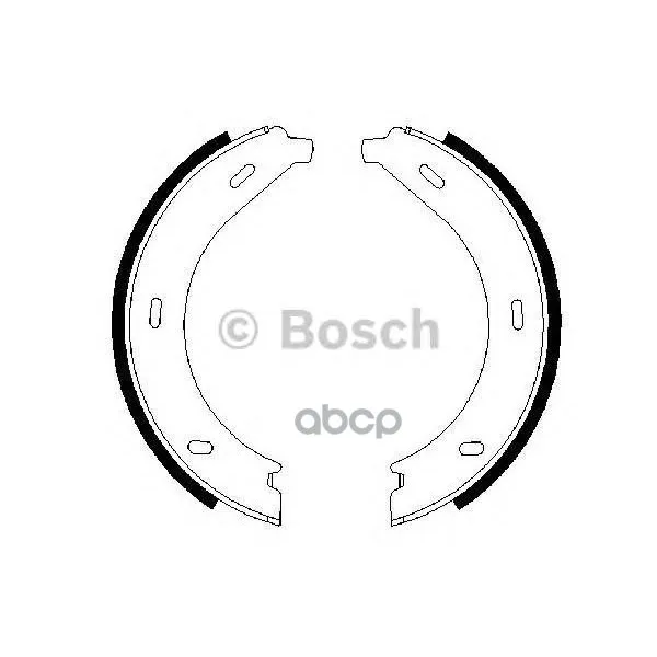 Колодки Тормозные Стояночного Тормоза Mercedes Vito W638 2.0-2.3 96-03 Bosch арт. 0986487605