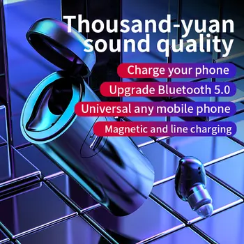 

Ottwn Mini TWS Headphone Wireless Bluetooth 5.0 Earphone HD Stereo Sound With Mic Charging Box Headset For iPhone