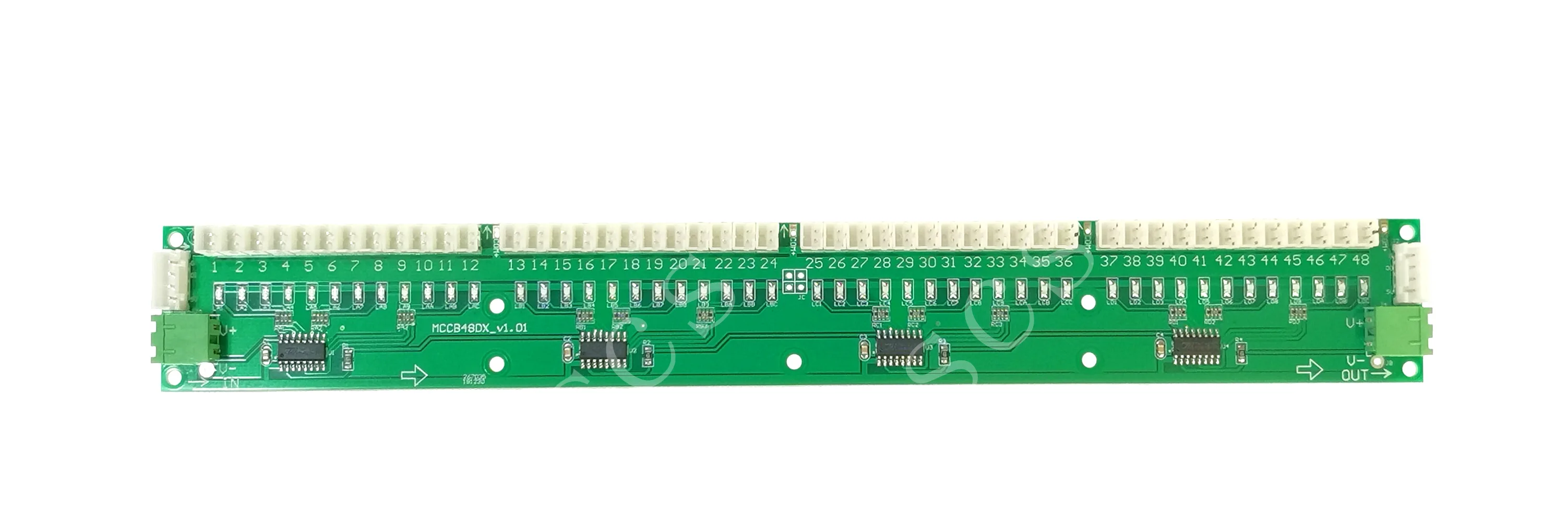 

Meteor Shower Lamp Control Lamp with Drive Board 48 Channels Multi-channel LED Output Drive Board Can Cascade 10000 Channels