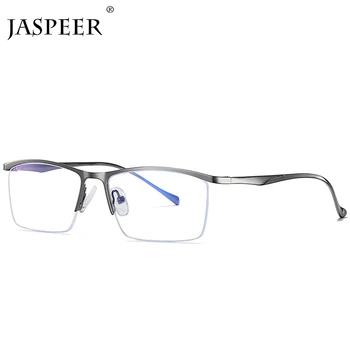 

JASPEER Anti Blue Light Blocking Glasses Anti Eyestrain TR90 Men And Women Square Computer Goggles Eye Protection Eyewear