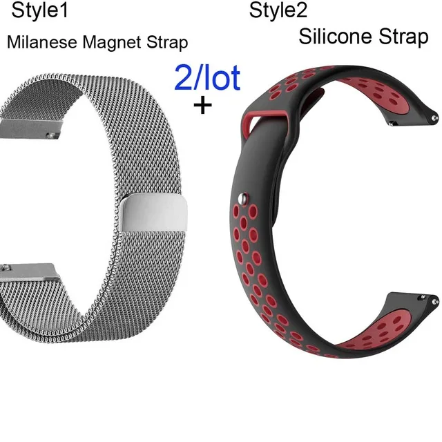 20 22 мм ремешок для huawei Watch 2 GT Honor Magic Dream Watch Band для Huami Amazfit bip Pace Stratos Milanese Correa для samsung - Цвет ремешка: 5