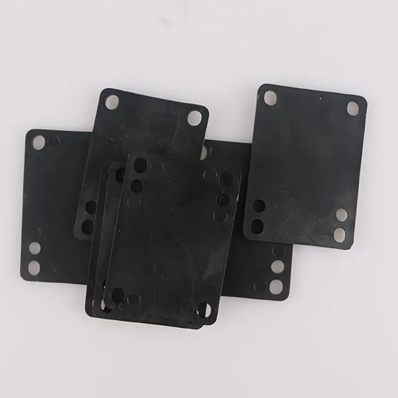 스케이트보드용 PU 라이저 패드, 충격 흡수, 스케이트 보드, 트럭 라이저, 표준, 높이 증가, 3mm, 6mm, 8mm, 2 개