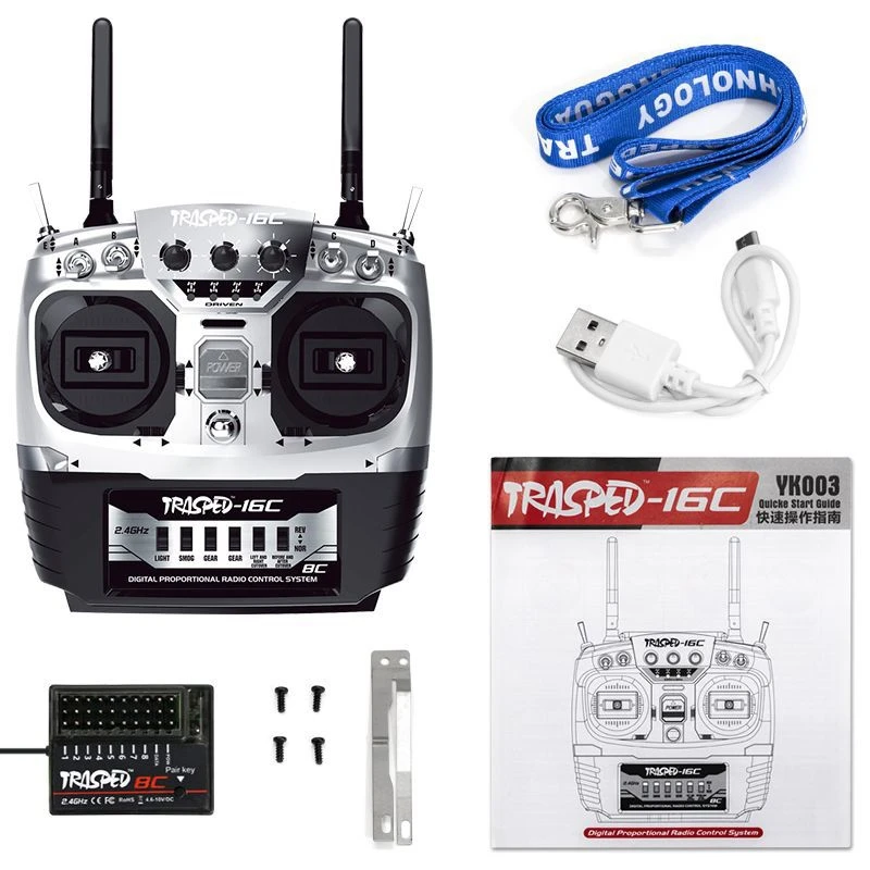 

P801 P802 Upgraded 2.45G 8CH YK003 Remote Control Transmitter for RC Cars RC Remote Control Toys Spare Parts