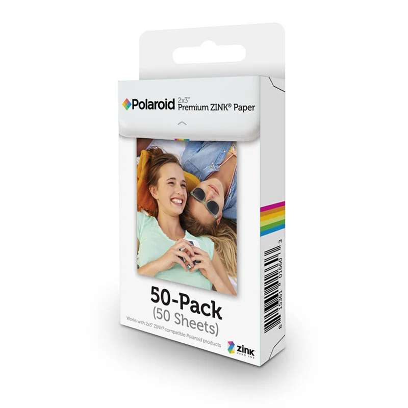 50 листов 2x3 дюймов Премиум ZINK пленка фотобумага для Snap Touch Z2300 SocialMatic Zip мобильный