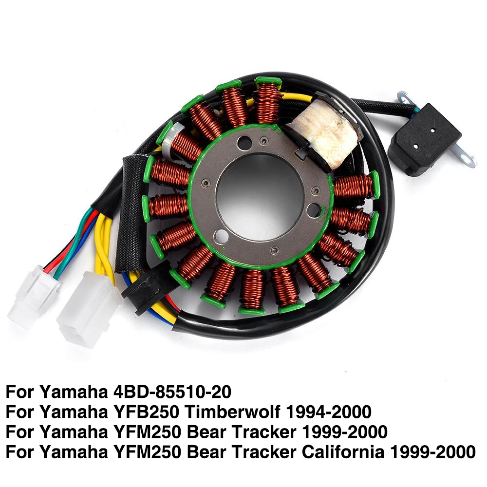 ヤマハ用の8コア発生器コイル,yfb250 timberwolf yfb 250 1994-2000 yfm250 bear Trackyfm ...