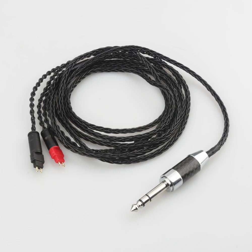 Replacement Audio upgrade Cable For HD650 HD600 HD580 HD525 HD565 HD540 Headphone Etc 6 35mm Male Plug