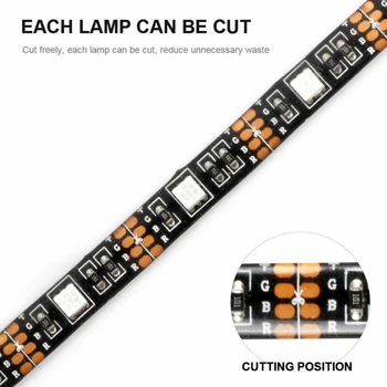 

Waterproof 5V USB LED Strip Lights TV Back Light 5050 RGB Color Changing With 24Key Remote Tool Kits