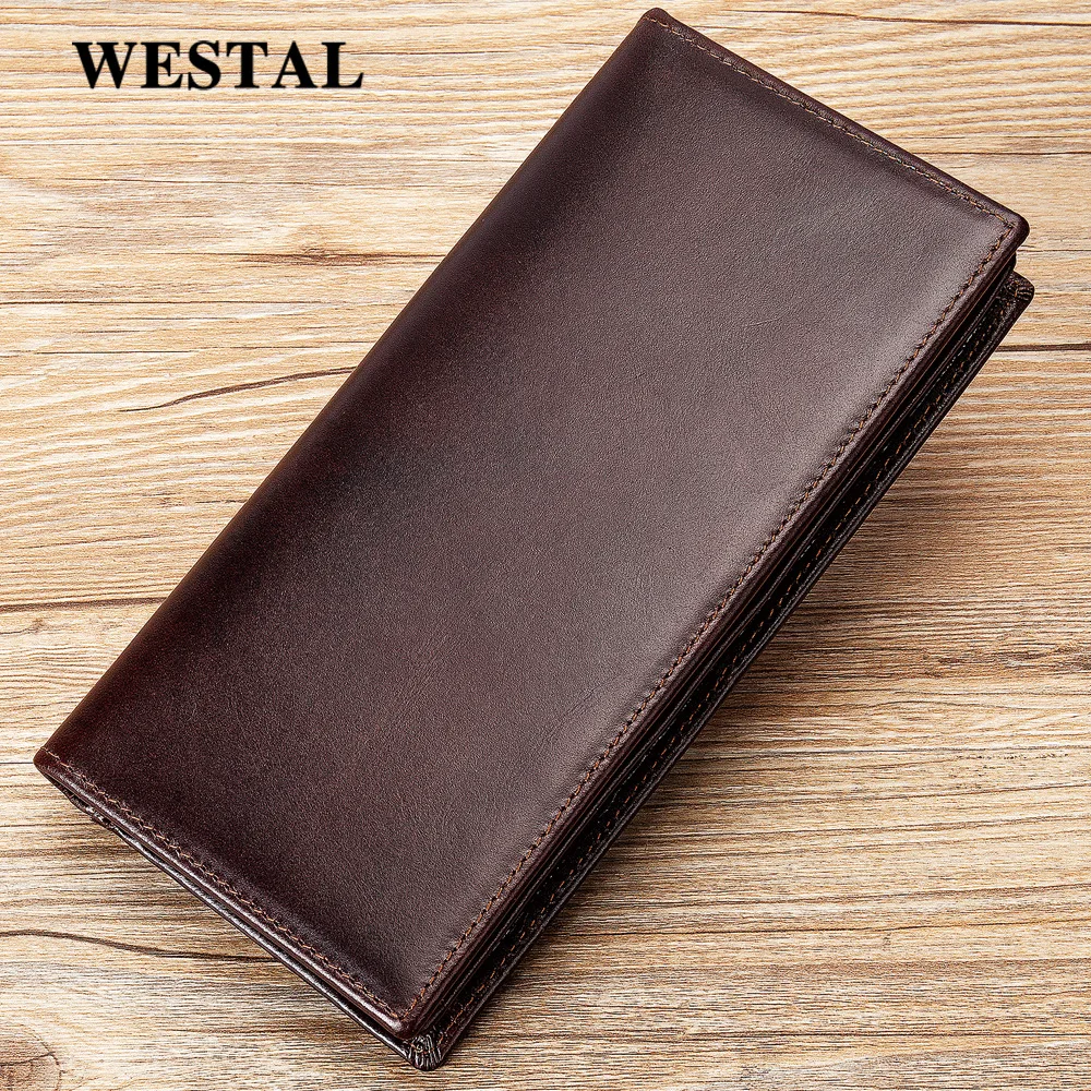 

Long men with wallet multi - card retro solid color trend hand bag. mens wallets genuine leather wallet men wallet