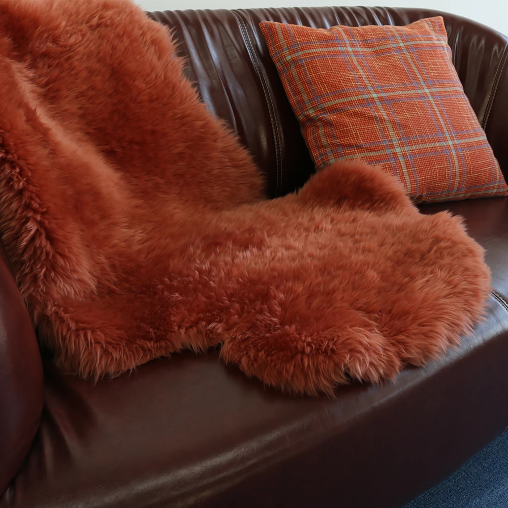 

High and low wool four fight leather blanket genuine sheepskin cushion needs custom car comfort seat cover 90 * 140