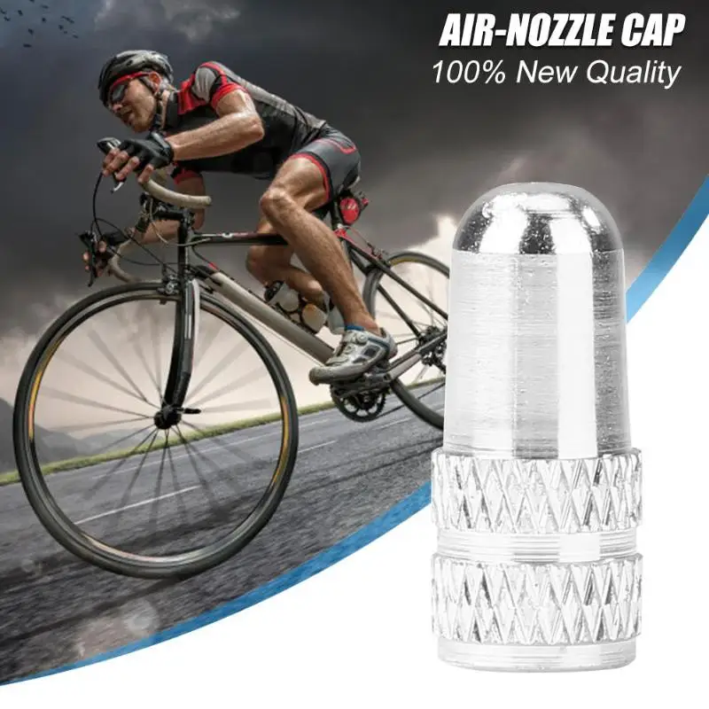 Aluminum Alloy MTB Bicycle Tire Gas Nozzle Valve Caps Cycling Dust Cover