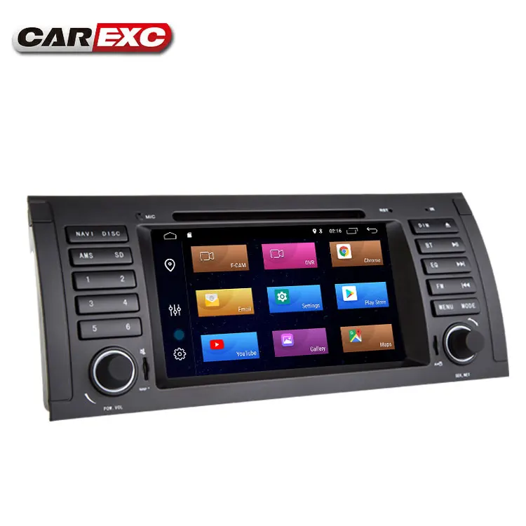Perfect Android 9.0 Quad Core Car DVD Player GPS Navi Radio Stereo For BMW E39 1996-2003 E53 X5 With   Wifi BT 1