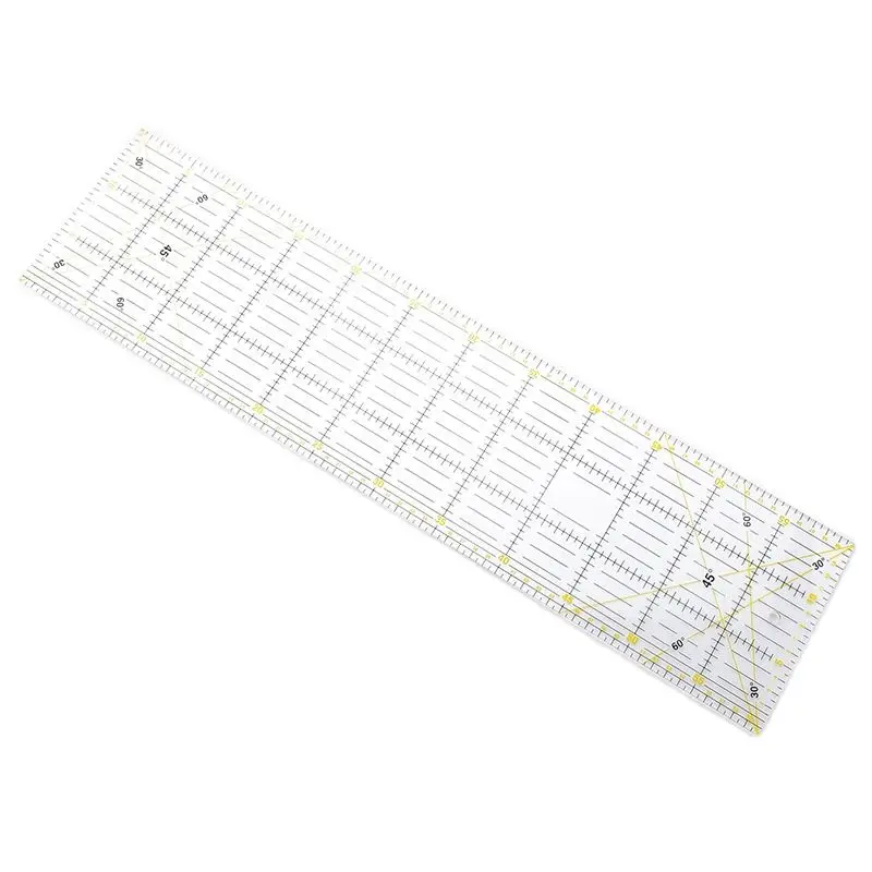 

60*15 CM Measuring Ruler Sewing Patchwork Feet Tailor Yardstick Cloth Cut Student DIY Hand Footage International General
