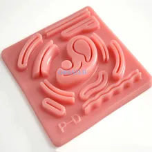 Силиконовый шовный симулятор 3D модуль шовного шва модуль обучающее оборудование