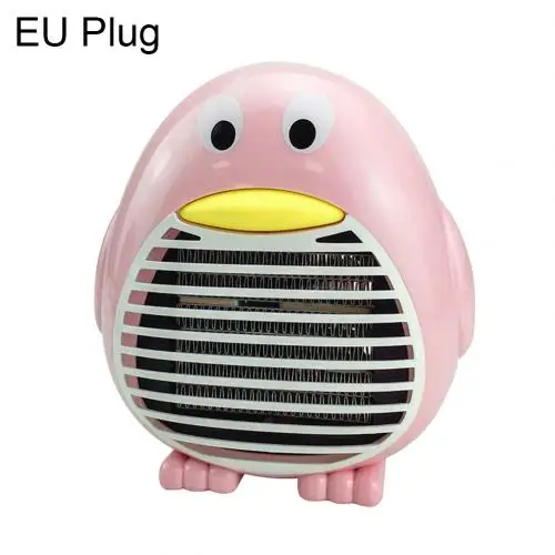 EU Pink Портативный в форме пингвина мгновенный Электрический тепловентилятор Домашний Настольный зимний обогреватель - Цвет: EU Pink