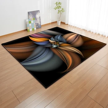 

Nordic Abstract Flower Carpet Soft Flannel Sofa Bedroom Rugs Modern Home Decor Rugs and Carpets for Home Living Room
