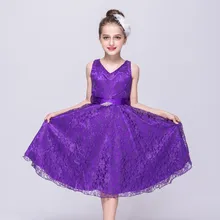 Детское праздничное платье принцессы для девочек; сетчатый костюм-пачка; бальное платье на День рождения; кружевное детское элегантное платье подружки невесты; вечернее платье для девочек