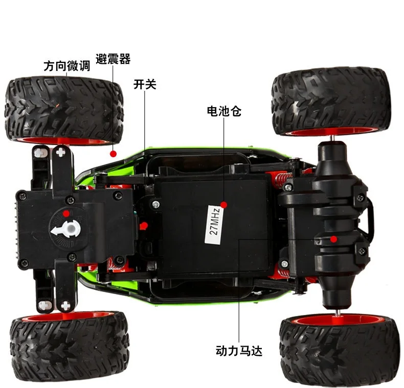 1/16 RC автомобиль 2,4 GHz 2WD Rc автомобиль внедорожный пульт дистанционного управления скалолазание автомобиль игрушки для детей Подарки