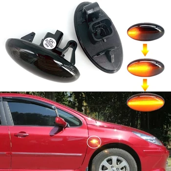

For Peugeot 206 307 407 For Citroen Berlingo for Xsara Picasso for Jumpy Led Dynamic Turn Signal Marker Turn Sequential Light