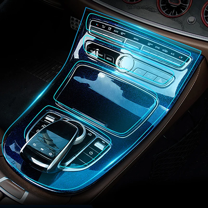 Новая центральная консоль Защитная пленка для рукописной мыши 1 Набор Mercedes Benz W205