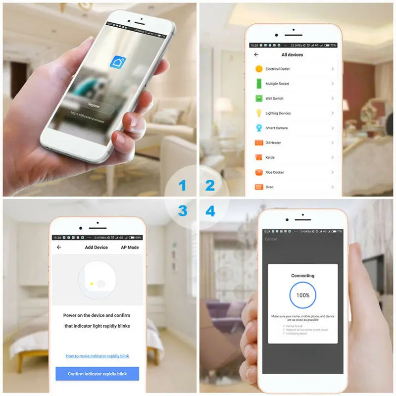 1/2/4 шт. Smart Plug умная розетка Wi-Fi базовая С телефонным пультом управления Управление адаптер приложение Smart Life штепсельная вилка британского стандарта работать с Alexa Google Home IFTTT