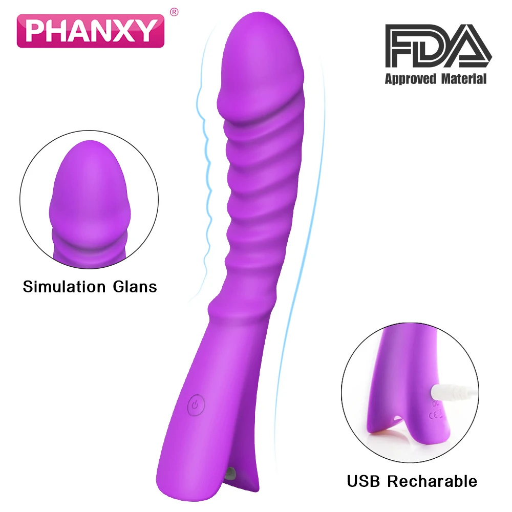 PHANXY вибраторы для женщин фаллоимитатор волшебная палочка точки G вибратор вагины