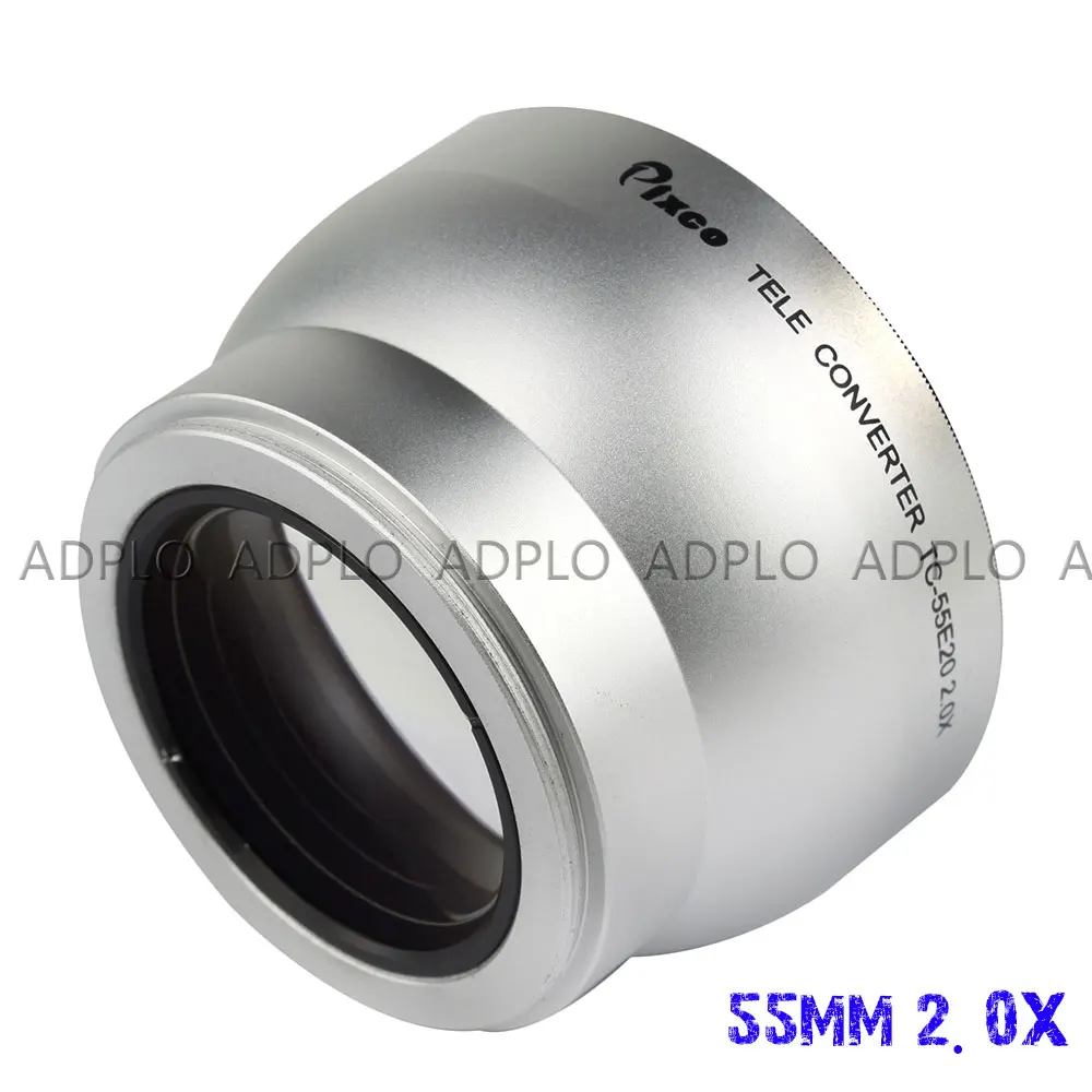 Pixco 55 мм 2.0X резьбовой объектив Увеличение телеобъектив для canon nikon sony PENTAX olympus DSLR DV SLR камеры