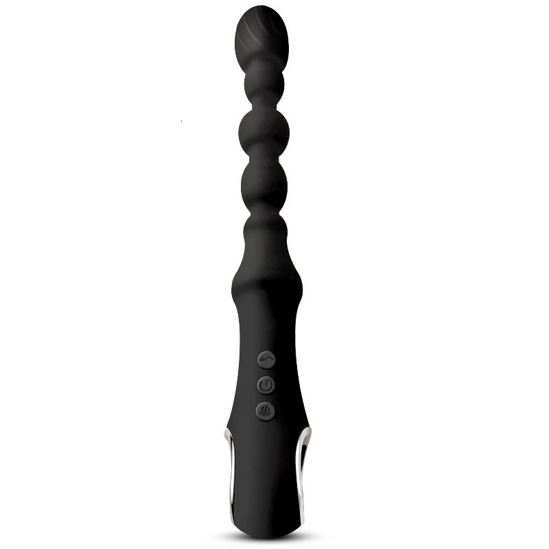 Vibrador anal massageador de próstata 10 velocidade plugue anal aquecimento contas anal plug butt bala vibrador brinquedos sexuais para homens masturbador