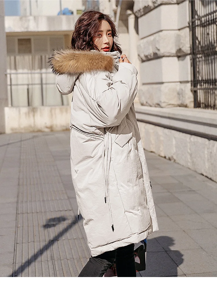 New Style Mid-length Slim Fit Slimming Elegant Solid Color Versatile Cotton Coat-Style