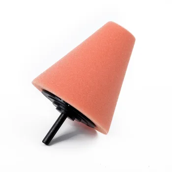 

6mm Buffing Pad Foam Sponge Auto Polish Cone Caring Shaped Polisher Hub