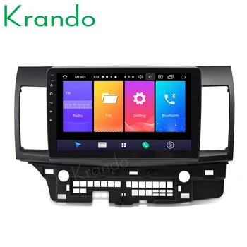 

Krando Android 9.0 10.1" IPS touch car radio multimedia player for Mitsubishi lancer / EX 2007-2015 navigation system No 2din