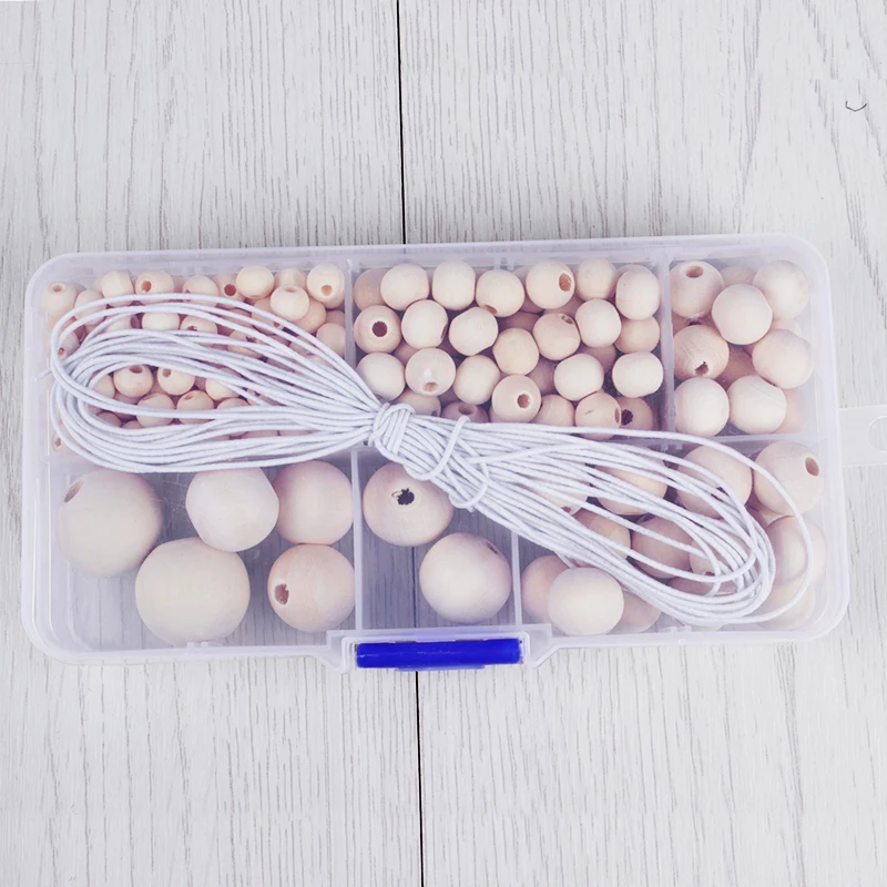 190 шт./компл. деревянные бусины для детского прорезывателя цепочка соски поделки сделай сам аксессуары