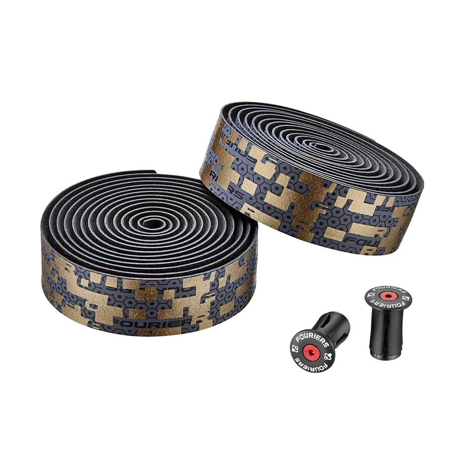 FOURIERS Metallic Color Bicycle Handlebar Tape Advanced Bar Tape Road Bike Gel Bar Cycling Wrap Personalized BP-S006
