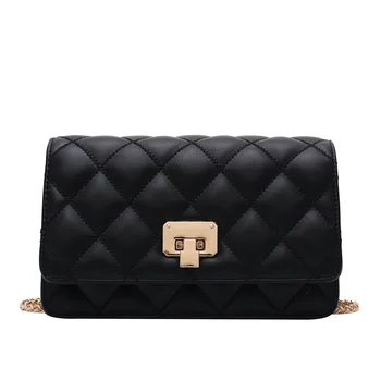 

Graceful Rhombus Chain Bag Female 2020 New Style All-match Shoulder/Crossbody Bag Fashion Temperament Square Sling Bag
