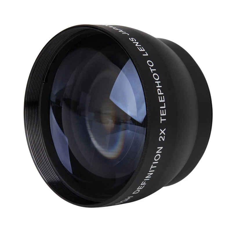 52mm 2X nification Telephoto Lens for Nikon AF-S 18-55mm 55-200mm Camera | Электроника