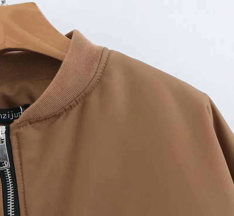 

Europe And America 2018 Autumn New Style Joint mao xiu Padded Jacket Stand Collar Long-sleeved Coat K7-0102