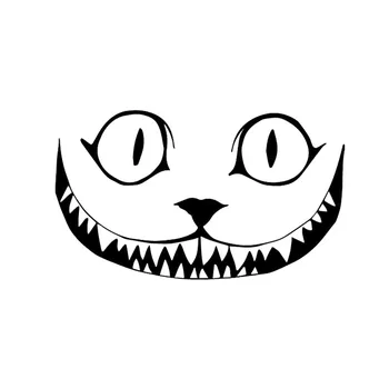 Naklejki samochodowe kot ryk buźki Halloween Horror naklejki samochodowe pcv naklejki okienne 15 2*8 9cm tanie i dobre opinie Cała powierzchnia CN (pochodzenie) Do naklejania 0 1cm 15 2cm cartoon Kreatywne naklejki Bez opakowania
