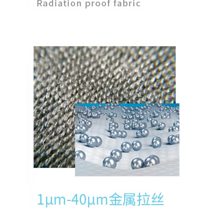 Bellyband Apron During Pregnancy Silver Fiber Radiation Blanket Double Layer Design High-density Silver-plated Fiber