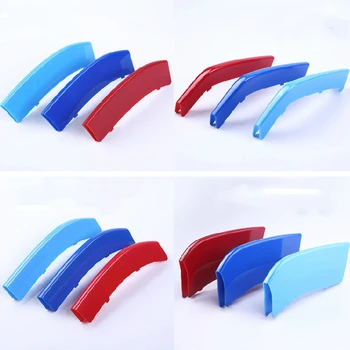 

For BMW New 5 Series 3 Series X3 X4 X5 X6 X1 Chinese Net Three-color Stickers Decorative Strip Modified Car Accessories