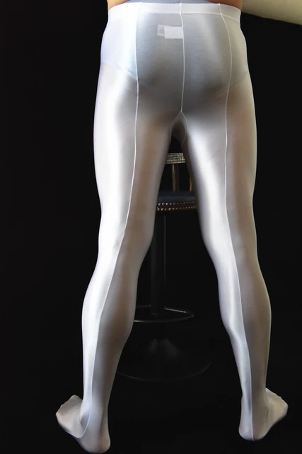 Leggings With an Imitation of a Naked Body and Built-in Thong