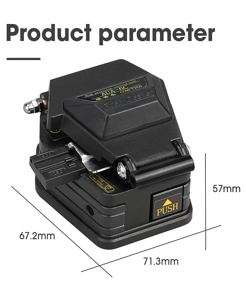 

AUA-6C Cable Cutting Knife FTTT Fiber Optic Knife Tools cutter High Precision Cleavers 16 surface blade
