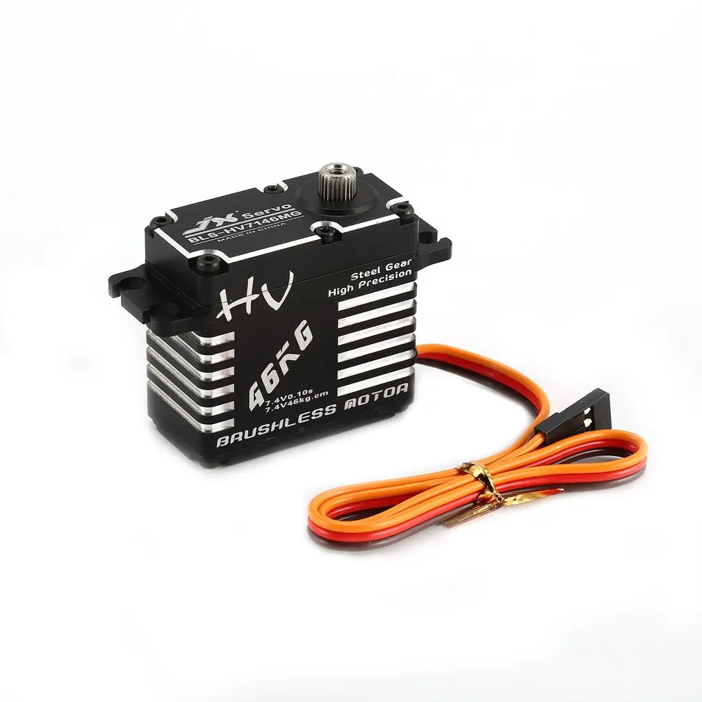 BLS-HV7146MG 46 кг HV Высокоточный стальной редуктор полный ЧПУ Алюминиевый корпус структура цифровой бесщеточный стандартный сервопривод RC части