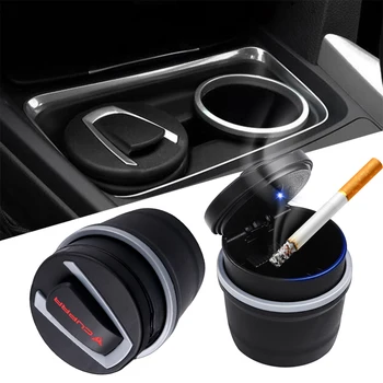 

Car Ashtray Garbage Coin Storage Cup Container Cigar Ash Tray For Seat Leon FR+ Ibiza Cupra Altea Belt Racing Car Accessories