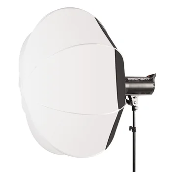 

FOTOCREAT 32in (80cm) Foldable Lantern Style Softbox Ball Shape Soft Box with Bowens Mount Quick-Install Portable for Speedlite